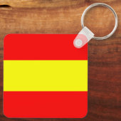 1つの海航海のアルファベット番号記号 キーホルダー (裏面)