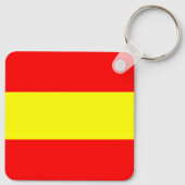 1つの海航海のアルファベット番号記号 キーホルダー (裏面)