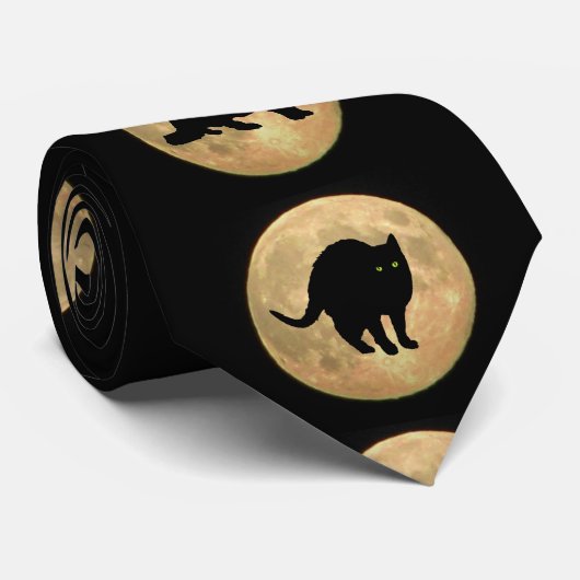 1つの満月9生命 ネクタイ (ロール)