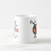 1つの熱いパパイヤ コーヒーマグカップ (中央)
