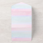 1つの熱気球の赤ちゃんシャワーの招待状ですべて オールインワン招待状 (外側)