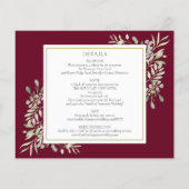 1つの燃え盛る葉の写真の予算結婚すべて (裏面)