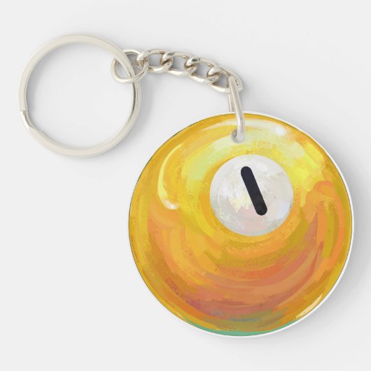 1つの球 キーホルダー (正面)