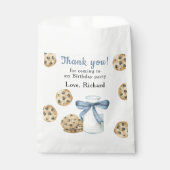 1つの甘いクッキーとミルク誕生日ありがとう フェイバーバッグ (正面)