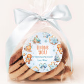 1つの甘いクッキーのクリスマス1歳のバースデ感謝していィーザー ラウンドシール