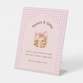 1つの甘いクッキーガールファースト誕生日ギフト好意 台座サイン (正面)