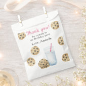 1つの甘いクッキー&ミルク誕生日ありがとう フェイバーバッグ (クリップ留めされた状態)