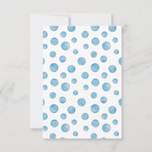 1つの甘い年の最初のバースデーパーティ招待状 招待状 (裏面)