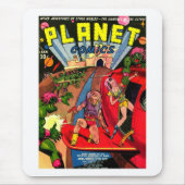 1つの目の宇宙モンスターの戦い マウスパッド (正面)