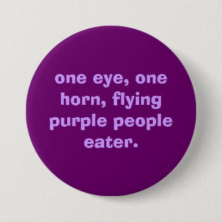 1つの目、1の角、飛行紫色の人々の食べる人 缶バッジ