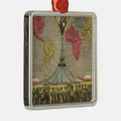 1つの眺めの世界 メタルオーナメント (右)