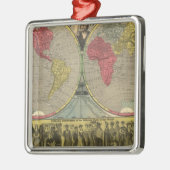 1つの眺めの世界 メタルオーナメント (左)