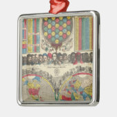 1つの眺めの世界 メタルオーナメント (左)