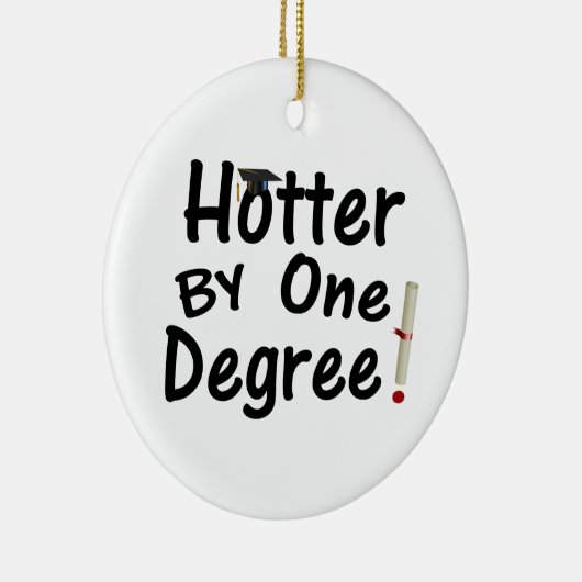 1つの程度の卒業によって震えて下さい セラミックオーナメント (右)