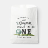 1つの穴 |ゴルフ誕生日パーティーのバッグ フェイバーバッグ (正面)