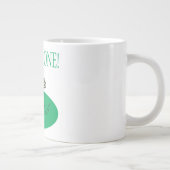 1つの穴 ジャンボコーヒーマグカップ (右)