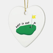 1つの穴 セラミックオーナメント (左)