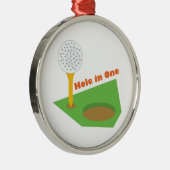 1つの穴 メタルオーナメント (右)