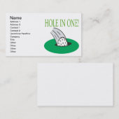 1つの穴 名刺 (正面/裏面)