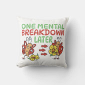 1つの精神的な崩壊 クッション (正面)