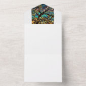 1つの結婚式の招待 – 人生の木 オールインワン招待状 (内側)