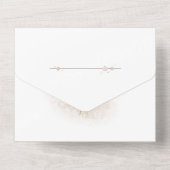 1つの結婚式招待状でカスタマイズ可能 オールインワン招待状 (裏面)