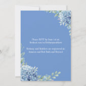 1つの結婚式招待状とRSVPカードですべて 招待状 (裏面)