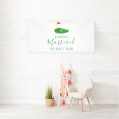 1つの緑の誕生日で1年1ホールをマスター 横断幕 (インサイチュ)