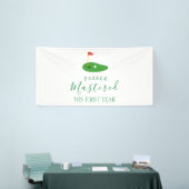 1つの緑の誕生日で1年1ホールをマスター 横断幕 (トレードショー)