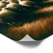 1つの羊イエス葉はクリスチャンアートのために99を ポスター (角)