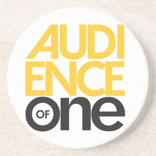 1つの聴衆 コースター (正面)