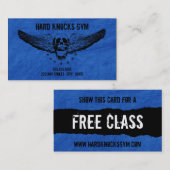 1つの自由なクラスのトレーニングの体育館の名刺VIPのパス 名刺 (正面/裏面)