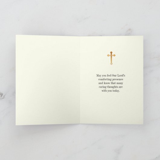 1つの良い羊飼いを愛した記念日の死の損失 カード (内部)