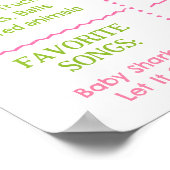 1つの誕生日マイルストーンサイン盤のゴルフホール ポスター (角)