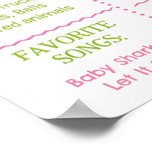 1つの誕生日マイルストーンサイン盤のゴルフホール ポスター (角)