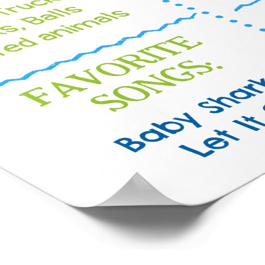 1つの誕生日マイルストーンサイン盤のゴルフホール ポスター (角)