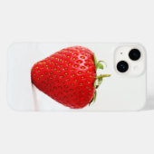 1つの赤いちごイフコン Case-Mate iPhoneケース (裏面 (横))