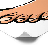 1つの足 ポスター (角)