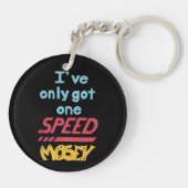 1つの速度 キーホルダー (裏面)