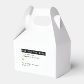 1つの道路ラベルフォントありがとうスナック フェイバーボックス (正面サイド)