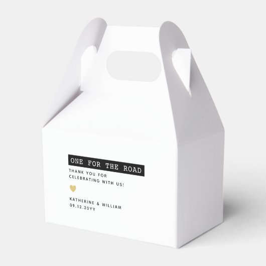 1つの道路ラベルフォントありがとうスナック フェイバーボックス (正面サイド)