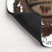 1つの部ピット、1の部のフクロウ マウスパッド (コーナー)