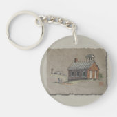 1つの部屋の学校 キーホルダー (正面)