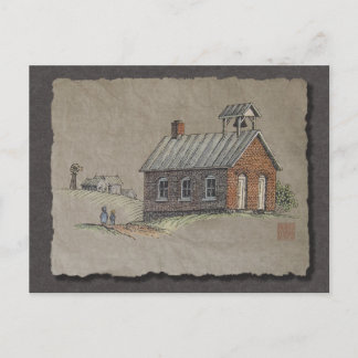 1つの部屋の学校 ポストカード