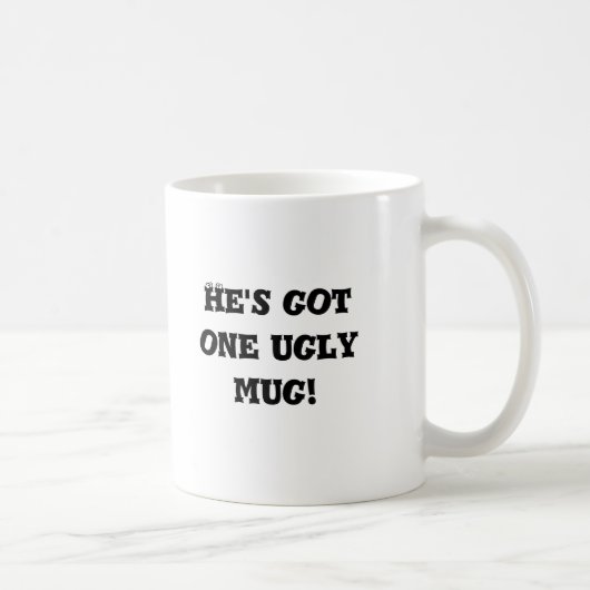 1つの醜いマグ コーヒーマグカップ (右)