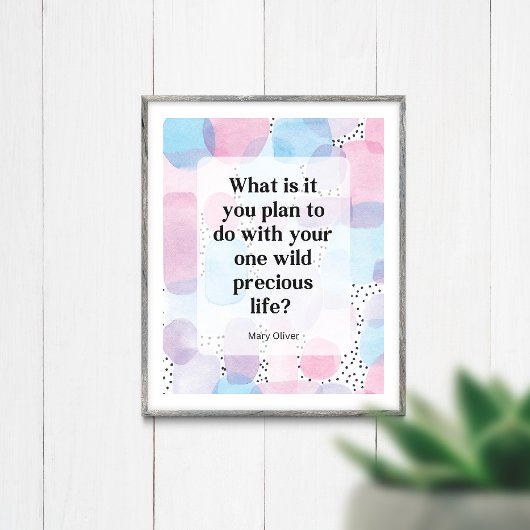 1つの野生の大切生活 ポスター