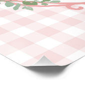 1つの間抜けガチョウの女の子2nd誕生日ウェルカムサイン ポスター (コーナー)