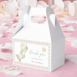 1つの間抜けガチョウ、風船、レトロギンガムの好意ボックス フェイバーボックス