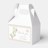 1つの間抜けガチョウ、風船、レトロギンガムの好意ボックス フェイバーボックス (正面サイド)