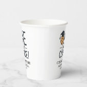 1つの頭が切れるクッキーの卒業クラス 紙コップ (右)